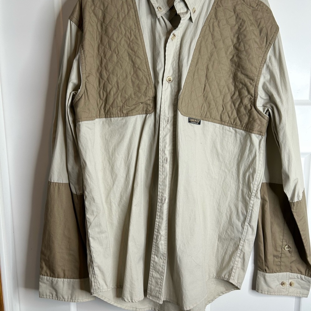 Limbsaver Large Protective Clothing W/ Recoil PadsLong Sleeve Button Up 3429